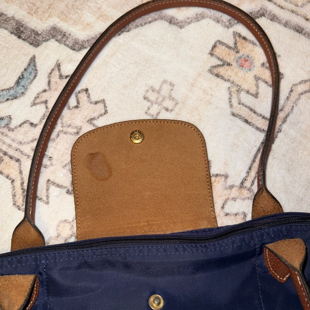 LONGCHAMP Le Pliage Expandable Travel bag, Navy Tote, Weekender - Picture 7 of 7